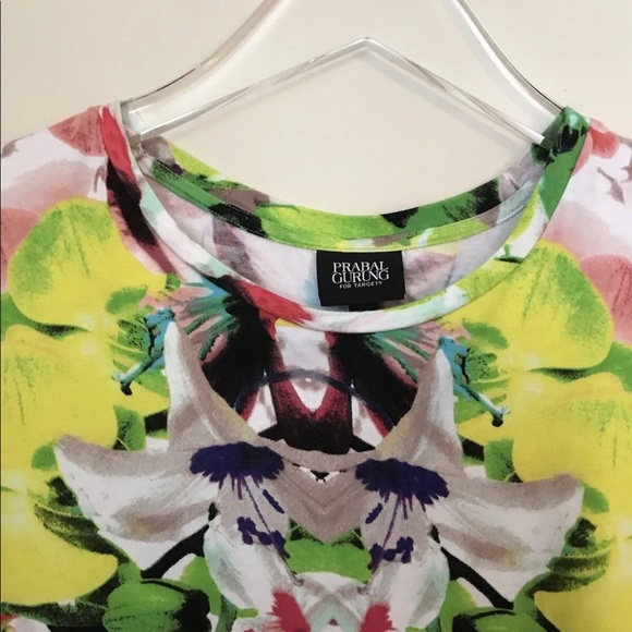 Prabal Gurung For Target Floral Print Shirt Dress M - Picture 3 of 12